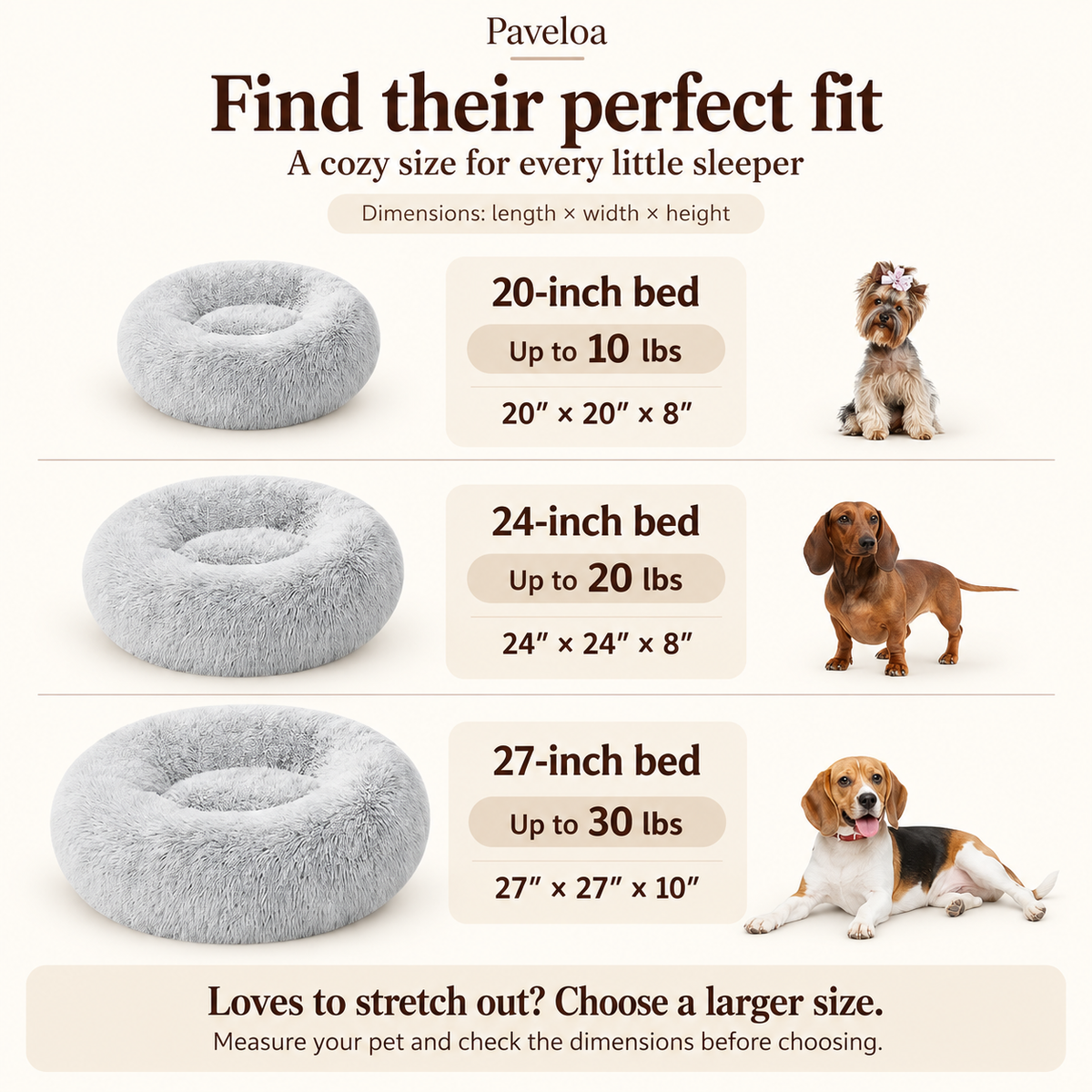CozyCloud™ - Soft Calming Bed for Dogs 2.0